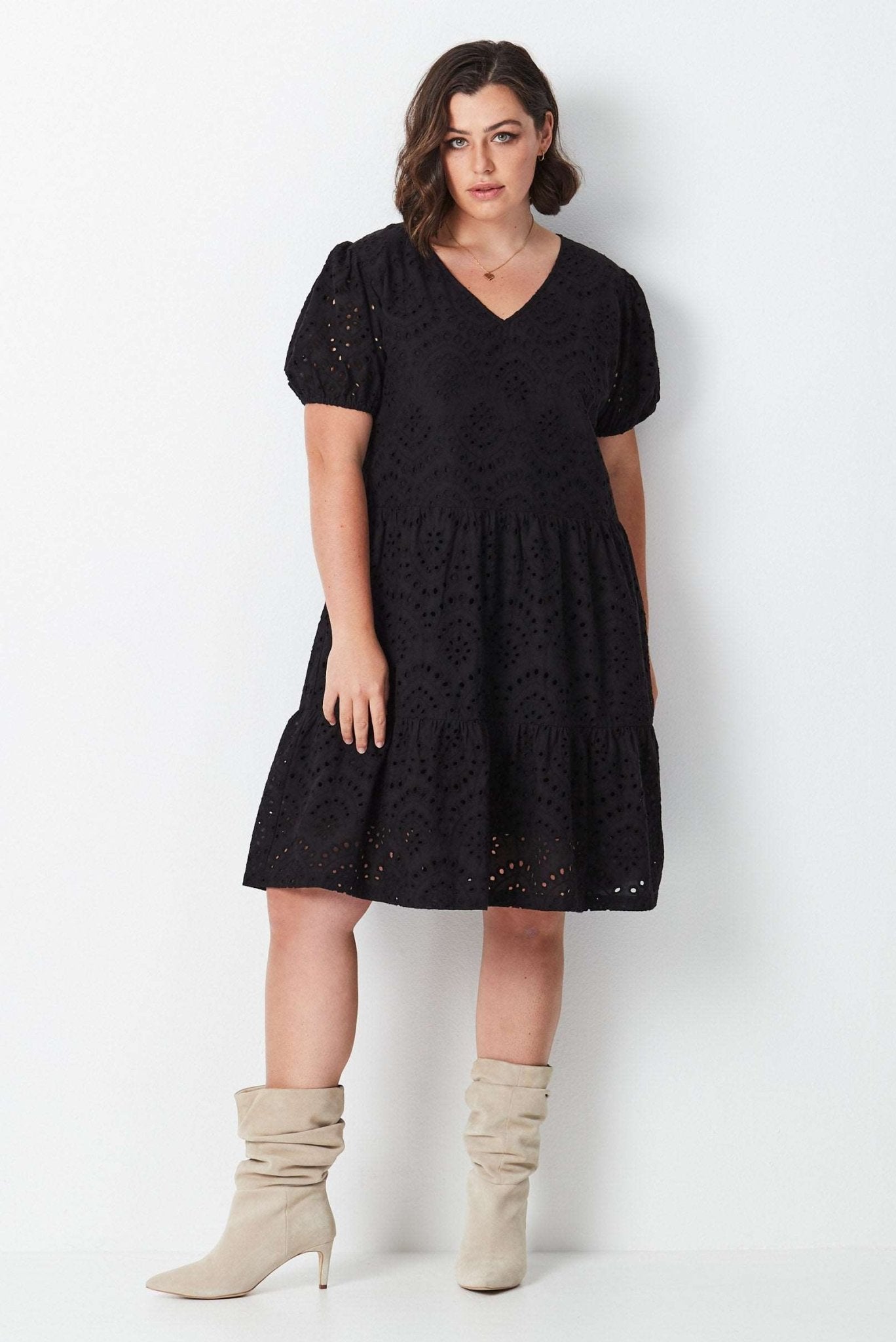Lace Dress - Black - 17 Sundays17 SundaysLace Dress - Black