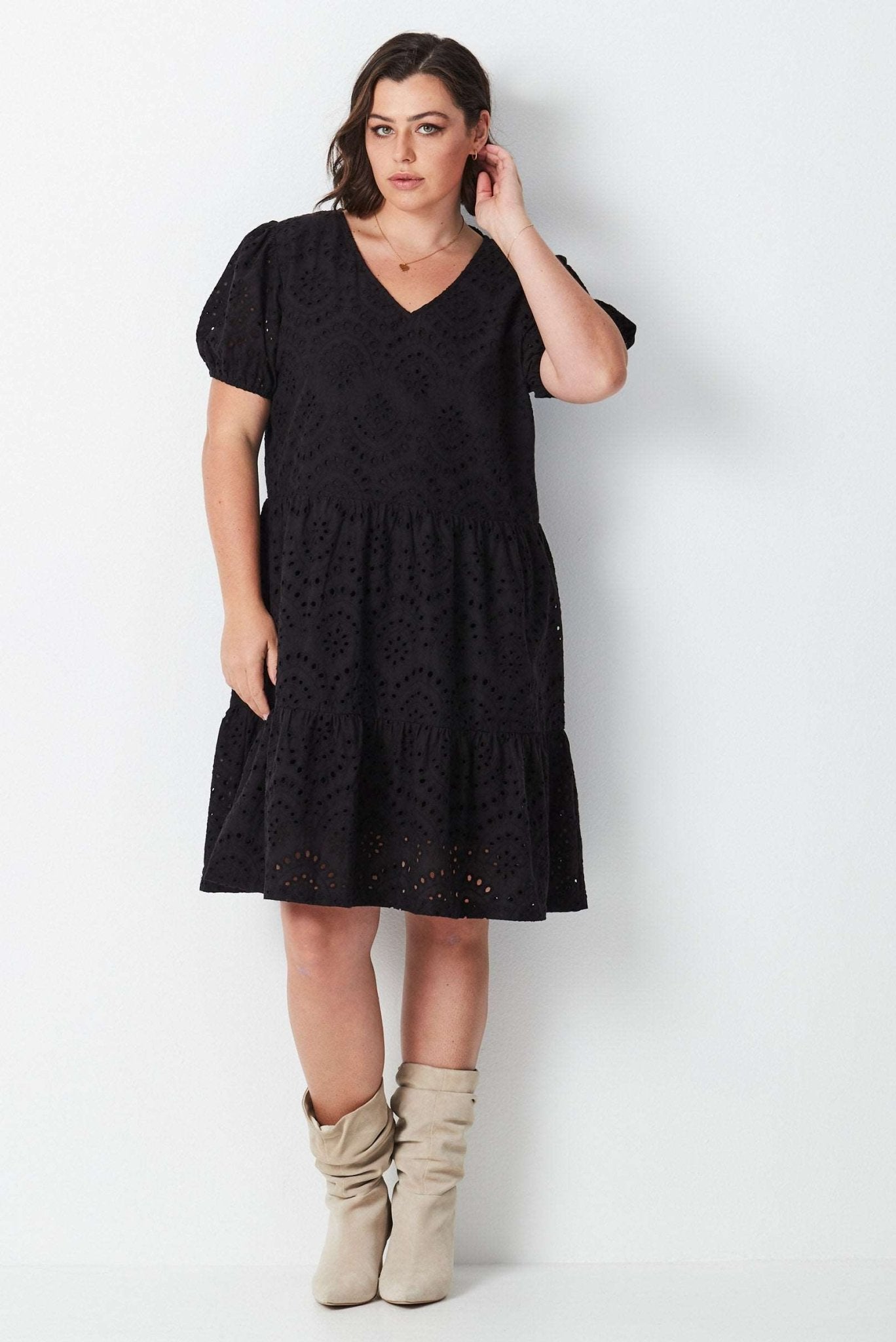 Lace Dress - Black - 17 Sundays17 SundaysLace Dress - Black