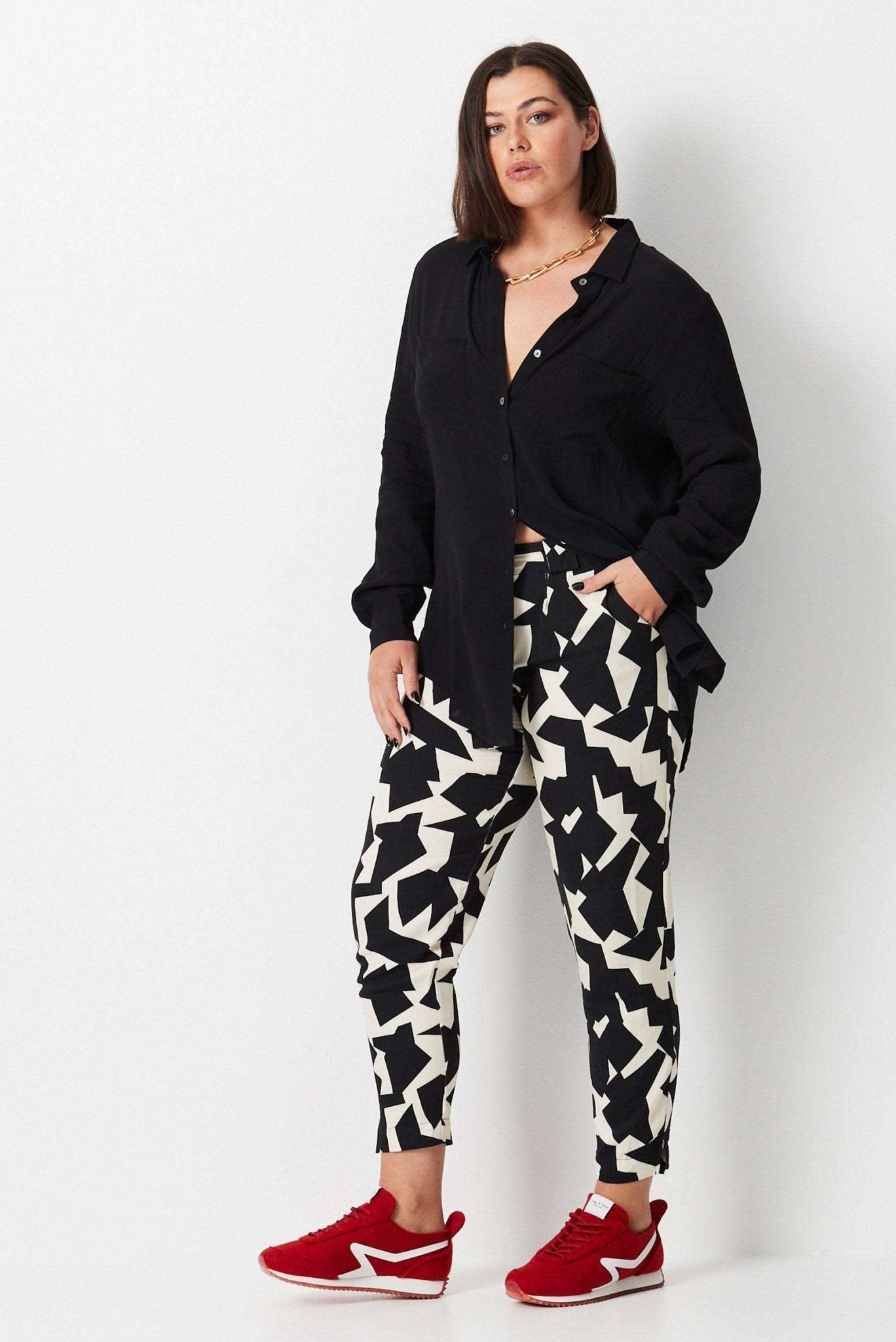Relaxed Crepe Shirt - Black - 17 Sundays17 SundaysRelaxed Crepe Shirt - Black