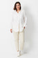 Relaxed Crepe Shirt - White