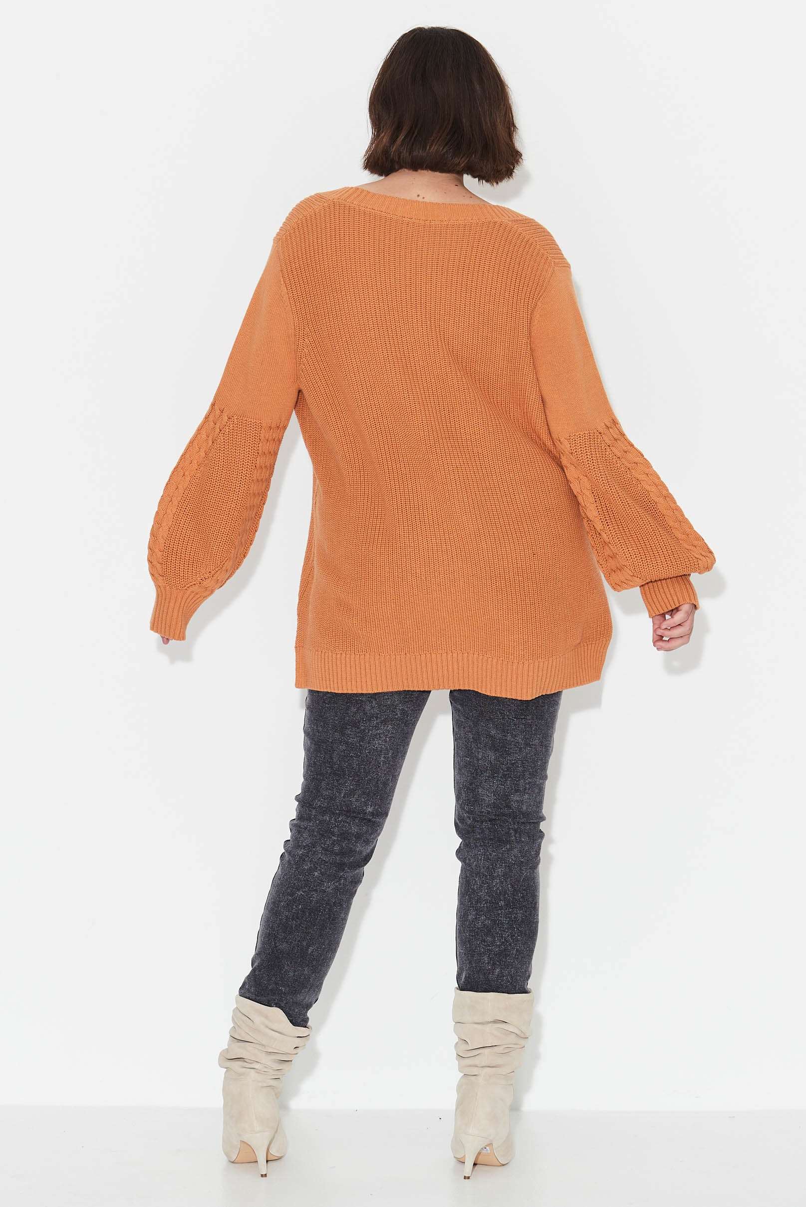 Cable Sleeve Knit - Honey