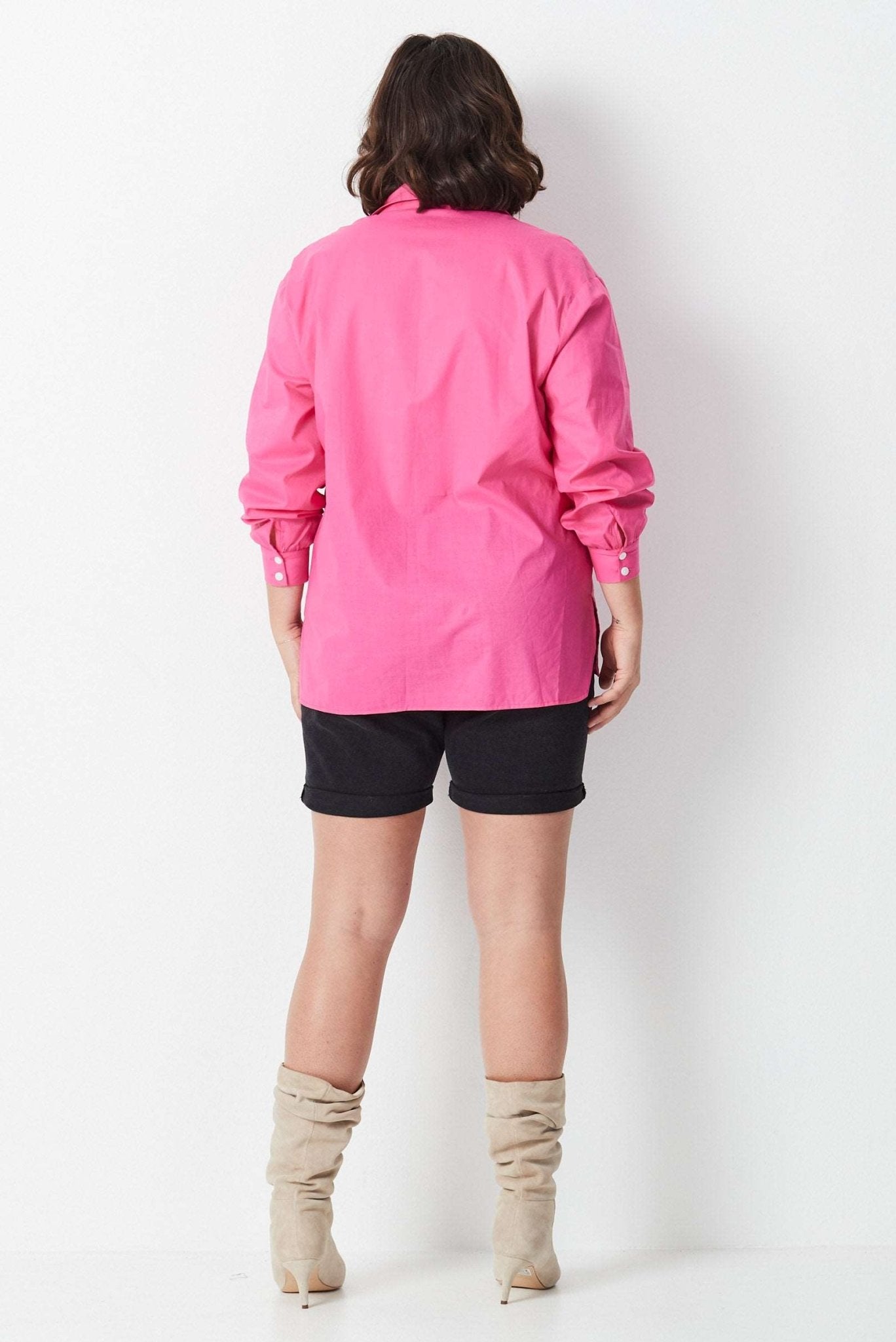 Cotton Voile Shirt - Pink Glo - 17 Sundays17 SundaysCotton Voile Shirt - Pink Glo