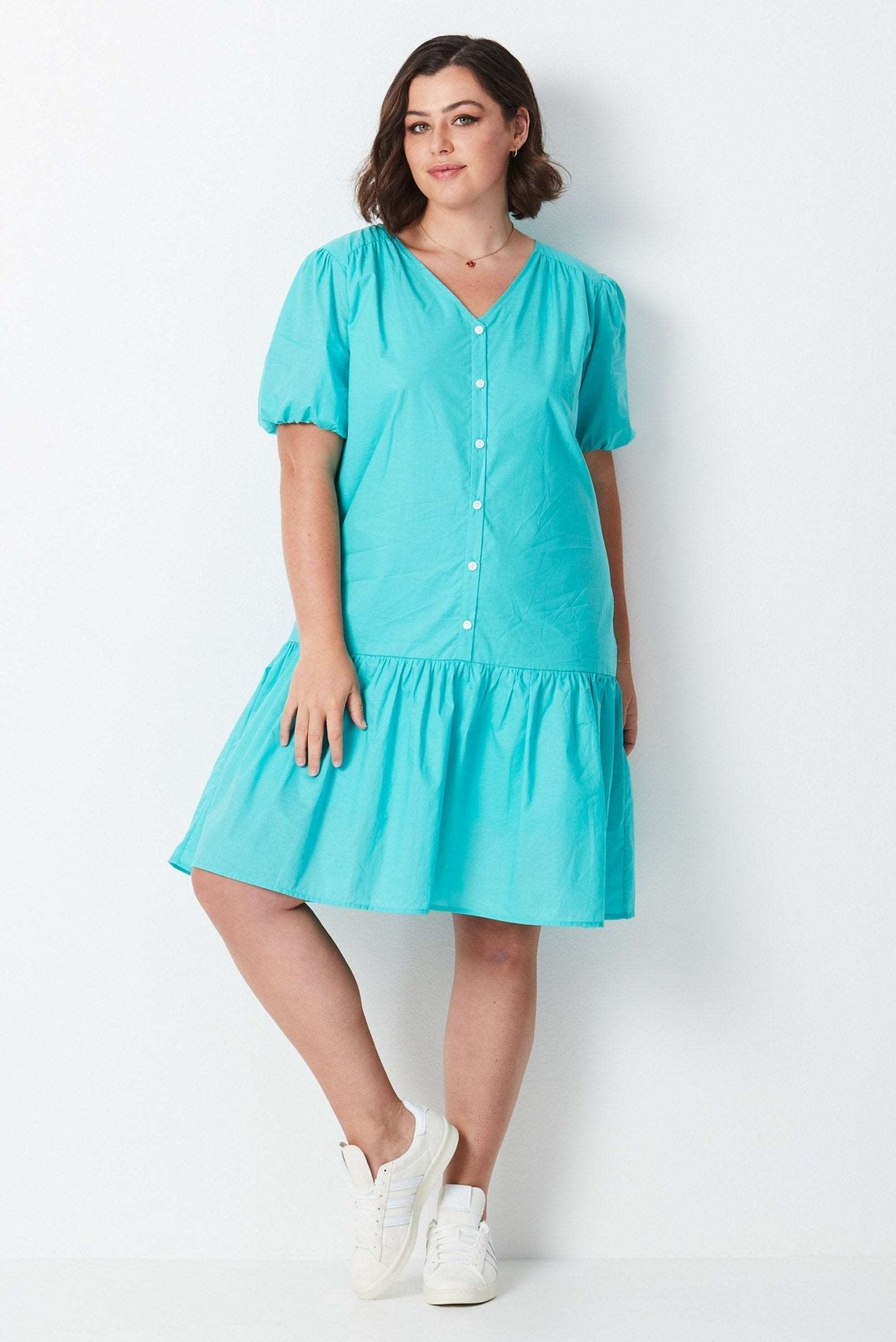 Frill Hem Dress - Seagreen - 17 Sundays17 SundaysFrill Hem Dress - Seagreen