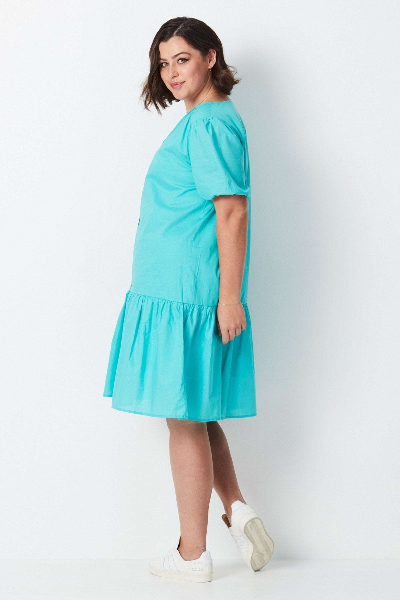 Frill Hem Dress - Seagreen - 17 Sundays17 SundaysFrill Hem Dress - Seagreen