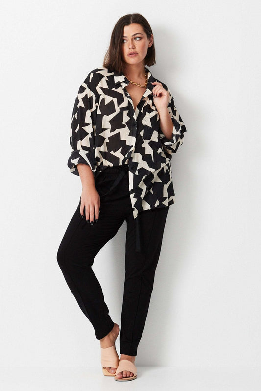 Lo - Fi Cotton Voile Shirt - Black - 17 Sundays17 SundaysLo - Fi Cotton Viole Shirt - Black