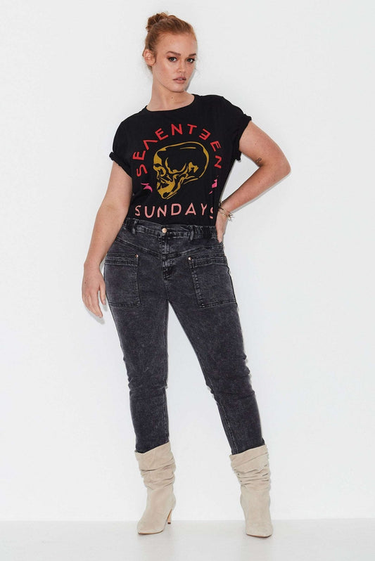 Rider Tee - Black Multi - 17 Sundays17 SundaysRider Tee - Black Multi