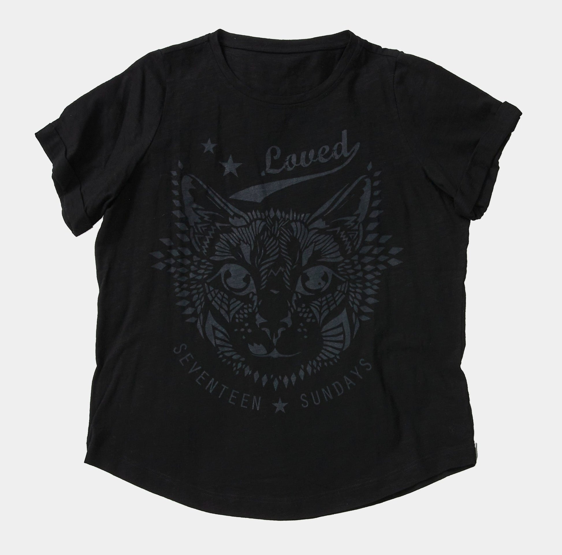 Cat Tee - Black - 17 Sundays17 SundaysCat Tee - Black