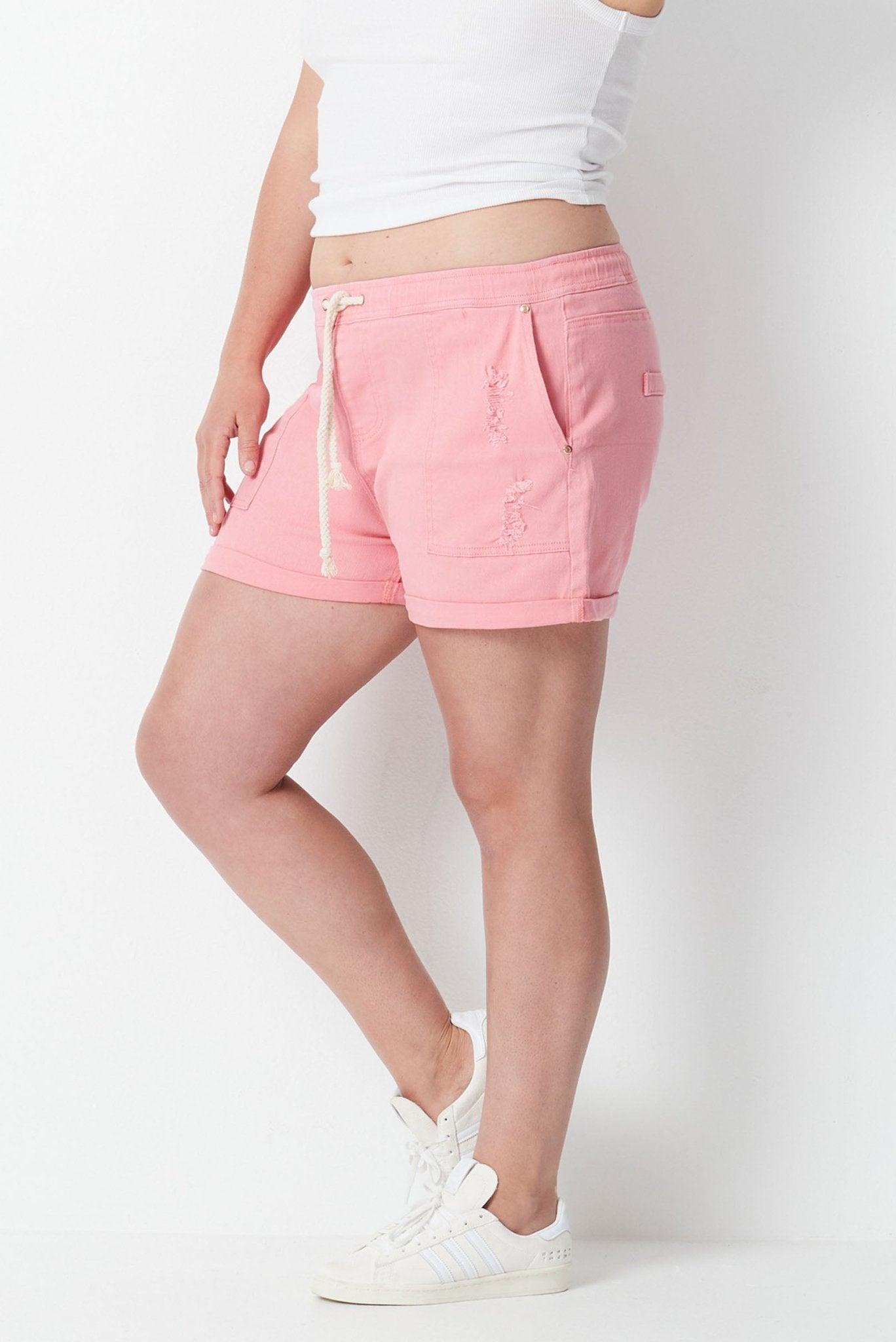 Hazy Relaxed Shorts - Washed Pink - 17 Sundays17 SundaysHazy Relaxed Shorts - Washed Pink