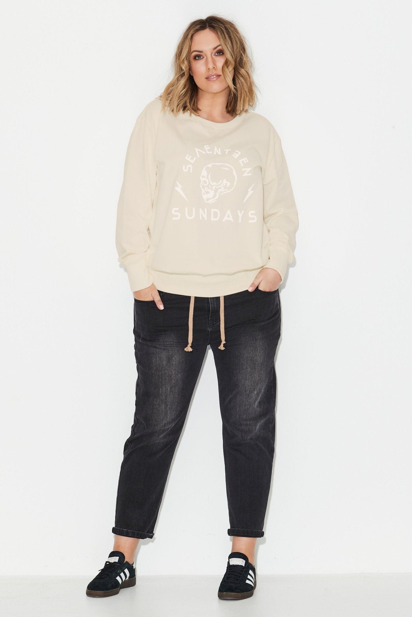 Rider Long Sleeve Top - Winter White - 17 Sundays17 SundaysRider Long Sleeve Top - Winter White