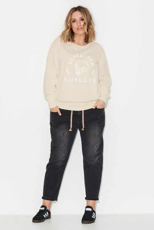 Rider Long Sleeve Top - Winter White - 17 Sundays17 SundaysRider Long Sleeve Top - Winter White