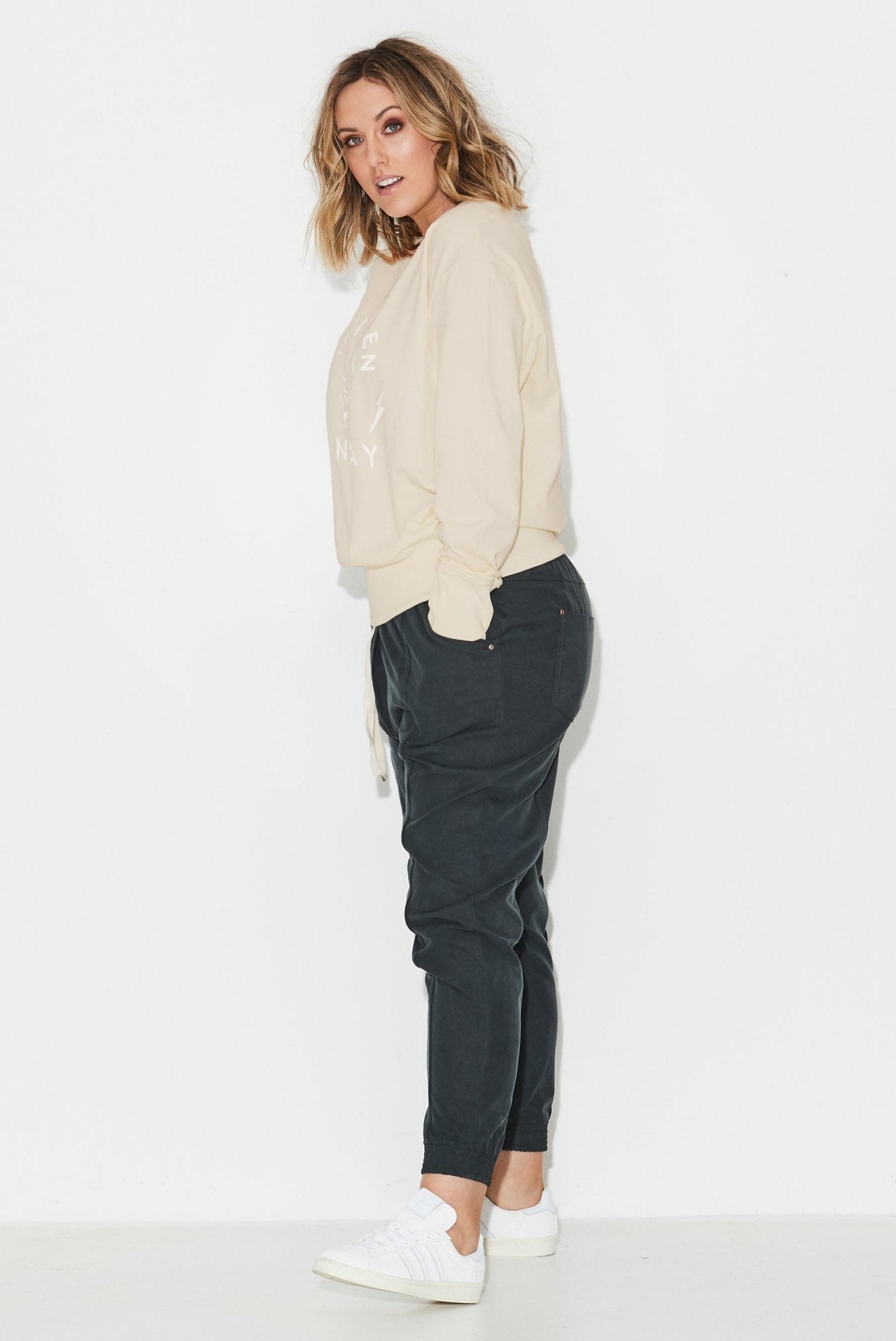 Rider Long Sleeve Top - Winter White - 17 Sundays17 SundaysRider Long Sleeve Top - Winter White